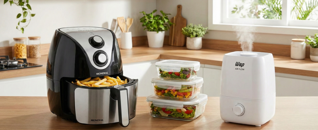 Três Itens Essenciais para uma Cozinha Organizada e uma Casa Saudável