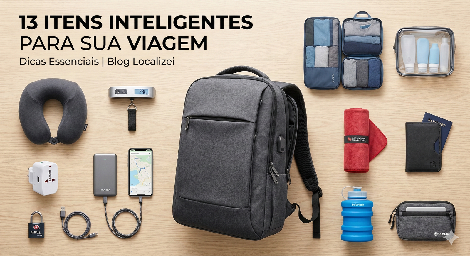 13 Artigos Inteligentes que Vão Salvar a Sua Próxima Viagem