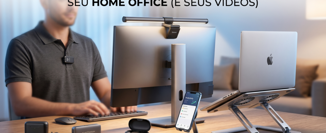 3 Gadgets de Tecnologia que Vão Transformar Seu Home Office (e Seus Vídeos) 💻