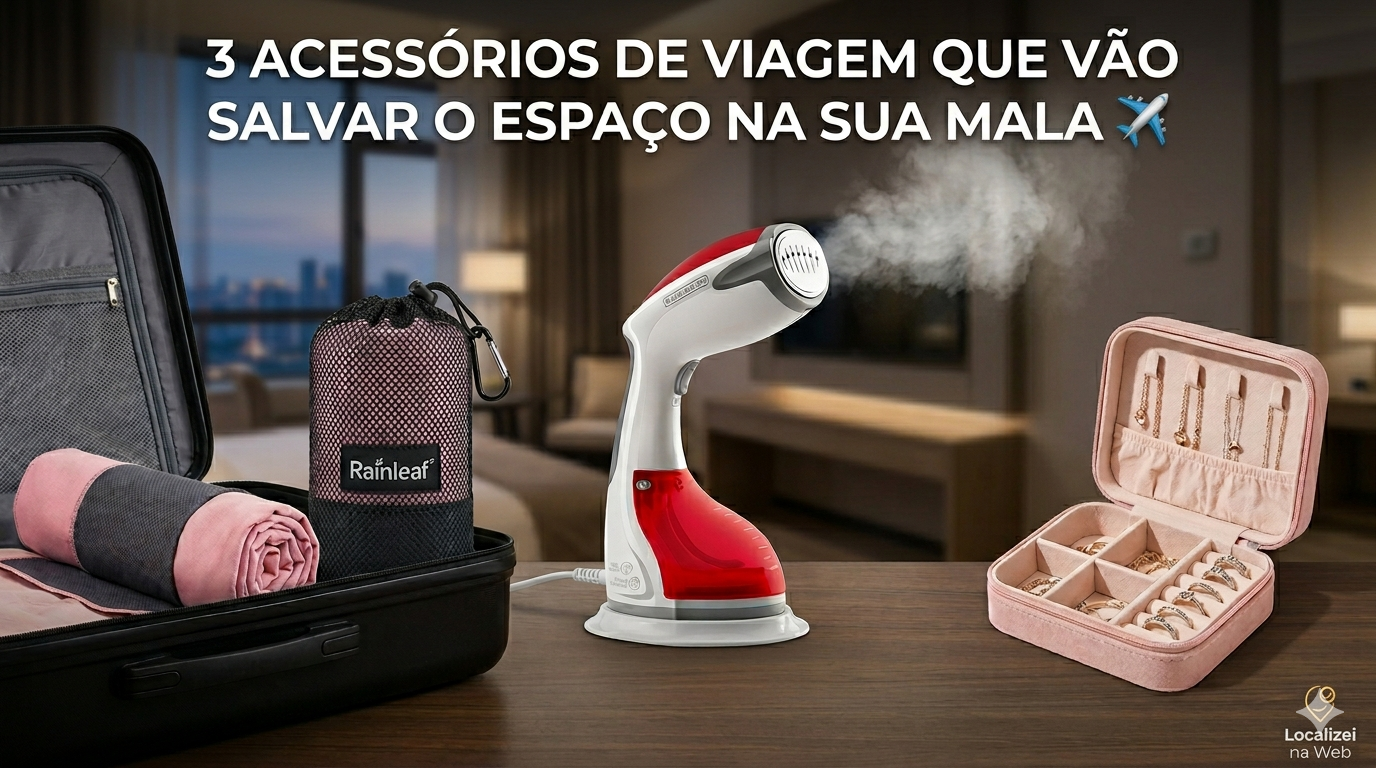 3 Acessórios de Viagem Que Vão Salvar o Espaço na Sua Mala ✈️