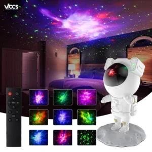Luminária Astronauta Projector Galáxia