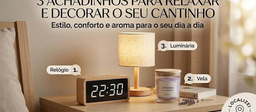 Quarto “Aesthetic”: 3 Itens da Amazon para Criar um Ambiente Relaxante