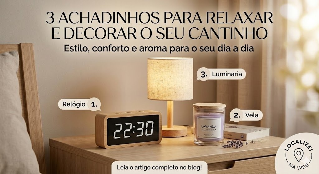 Quarto “Aesthetic”: 3 Itens da Amazon para Criar um Ambiente Relaxante