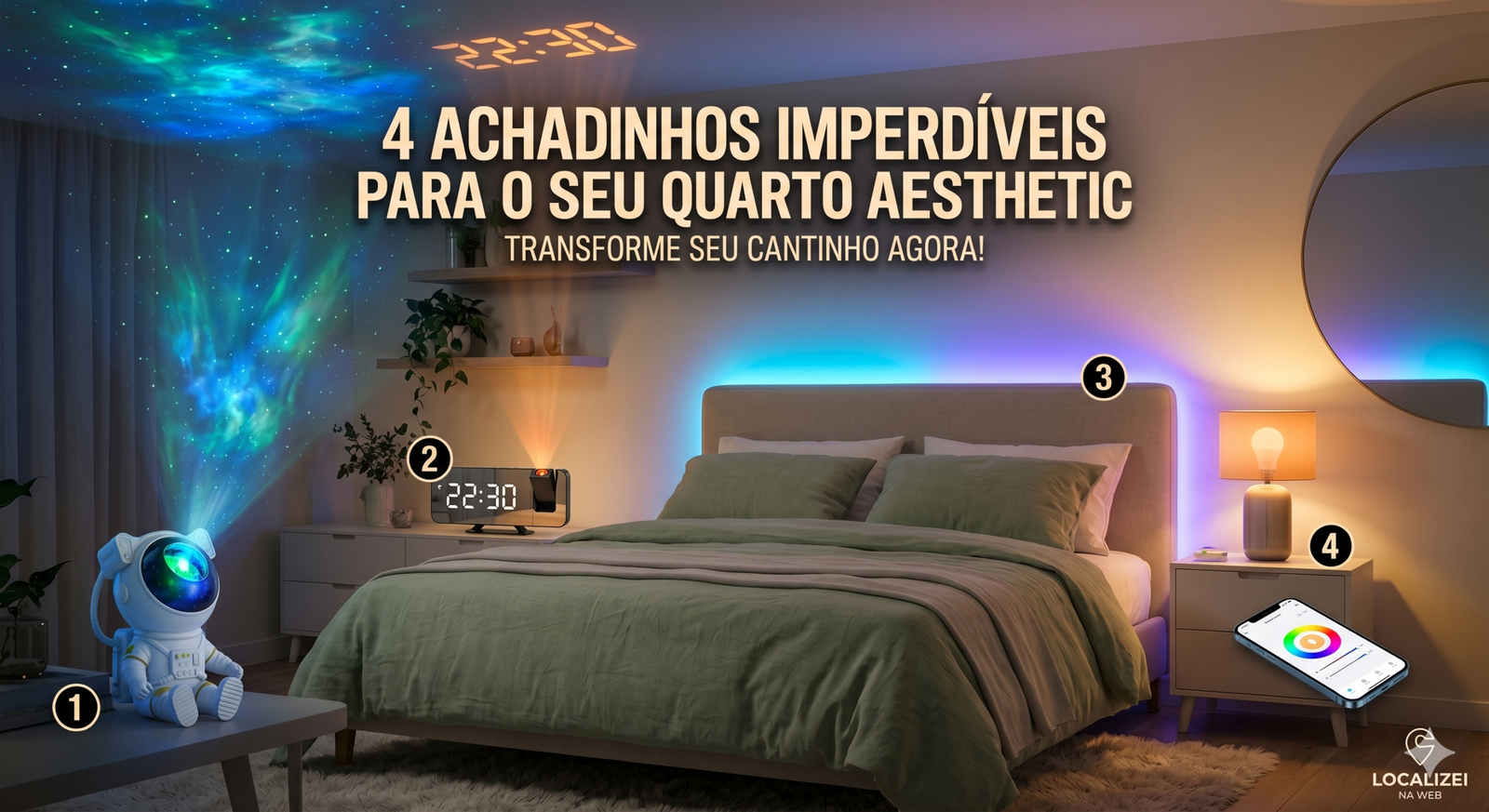 Quarto Aesthetic: 4 Itens da Shopee para Criar um Ambiente Relaxante