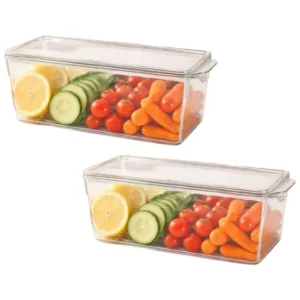 Caixas Organizadoras Acrílicas para Geladeira