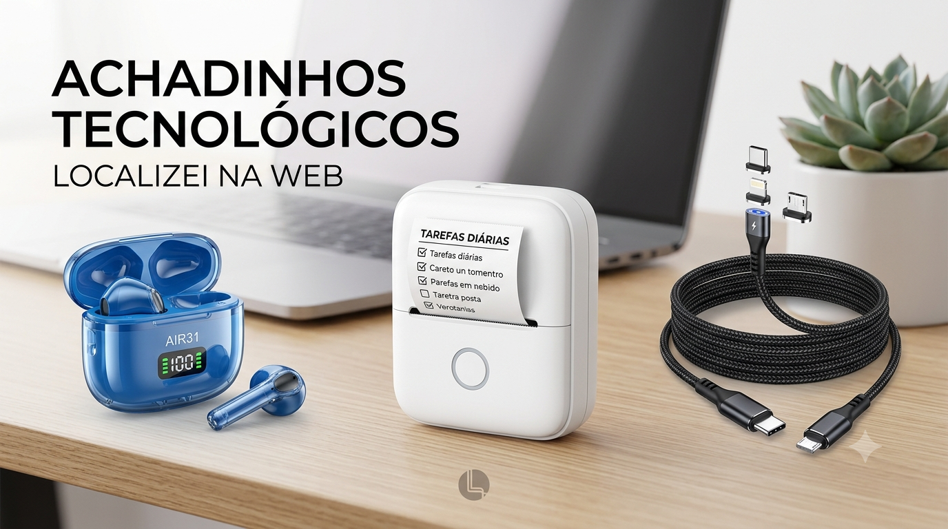 3 Gadgets Tecnológicos Baratinhos que Vão Facilitar o Seu Dia a Dia