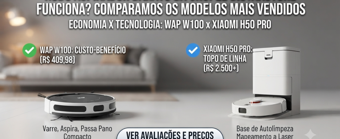Robô Aspirador Barato da Shopee Funciona? Comparamos os Modelos Mais Vendidos