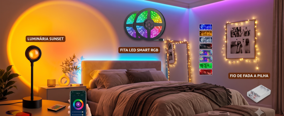 Quarto de Pinterest: 3 Achadinhos de Iluminação na Shopee para Deixar Seu Cantinho Mais Aconchegante
