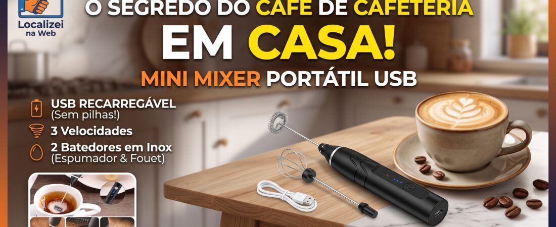 Mini Mixer USB: funções, usos e o que observar antes de comprar