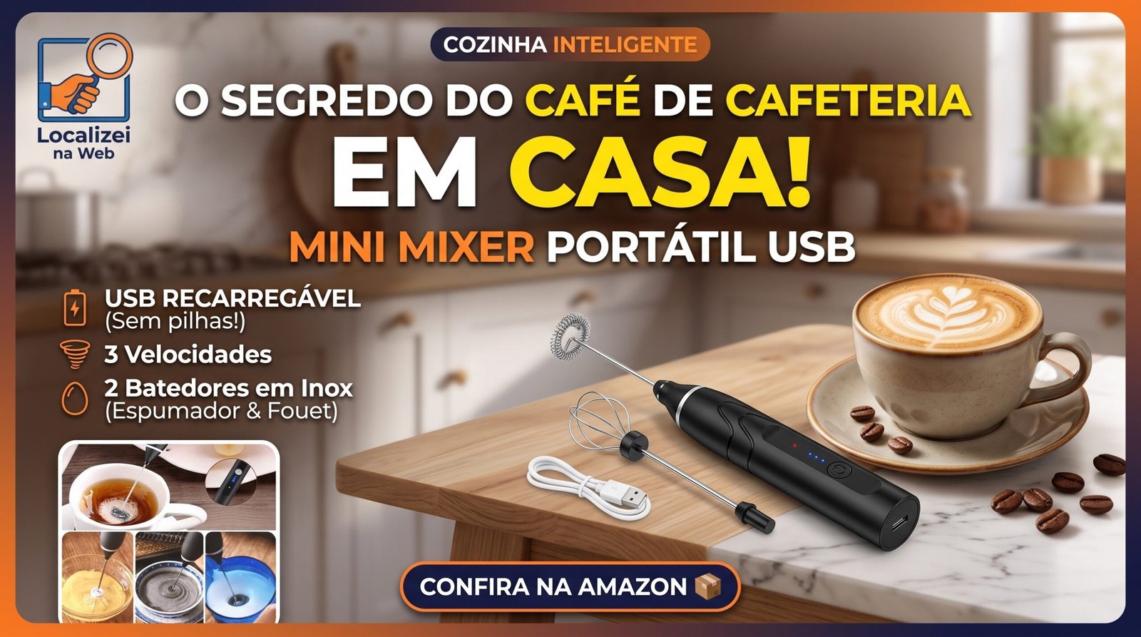 Mini Mixer USB: funções, usos e o que observar antes de comprar